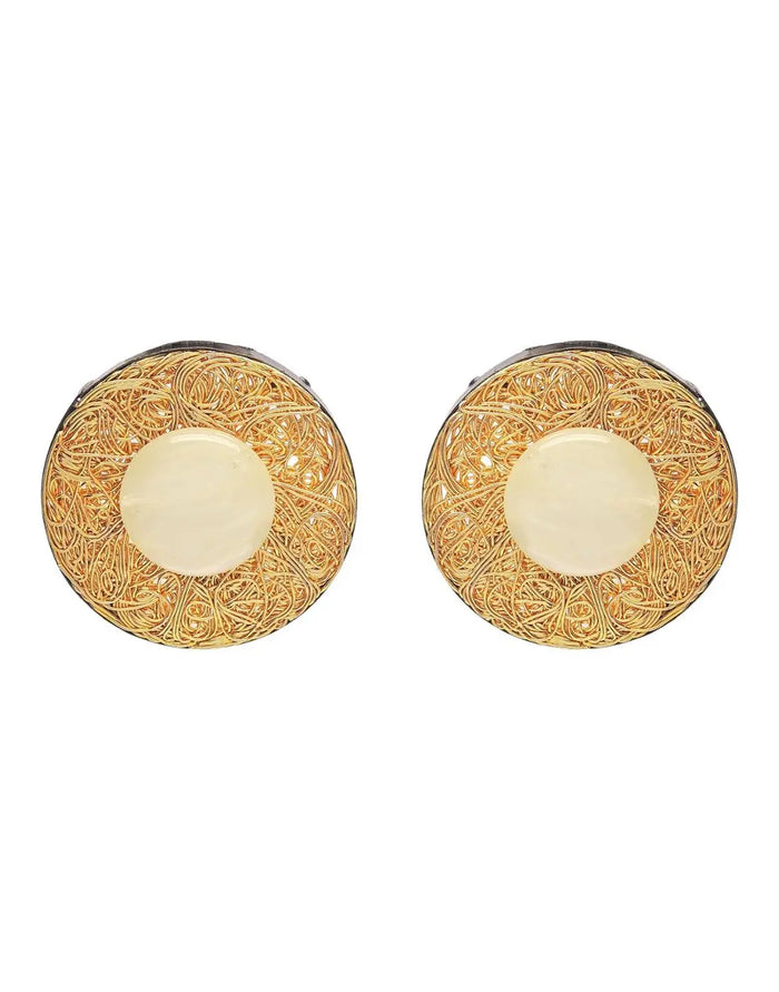 Circle Mesh Earrings- Handcrafted Jewellery from Dori