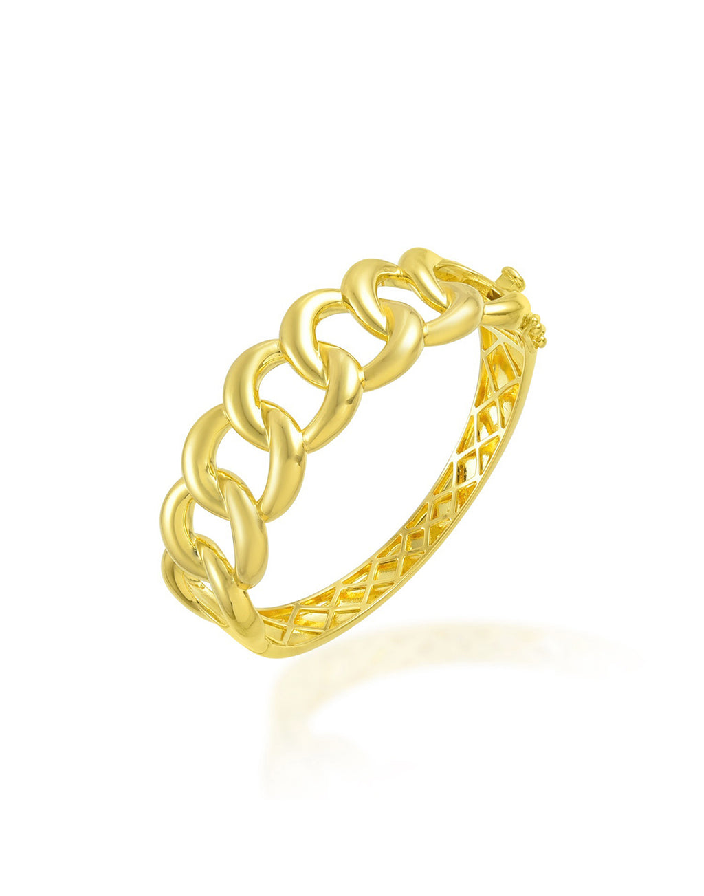 Link Chain Bracelet - Statement Bracelets & Cuffs - Gold-Plated & Hypoallergenic Jewellery - Made in India - Dubai Jewellery - Dori