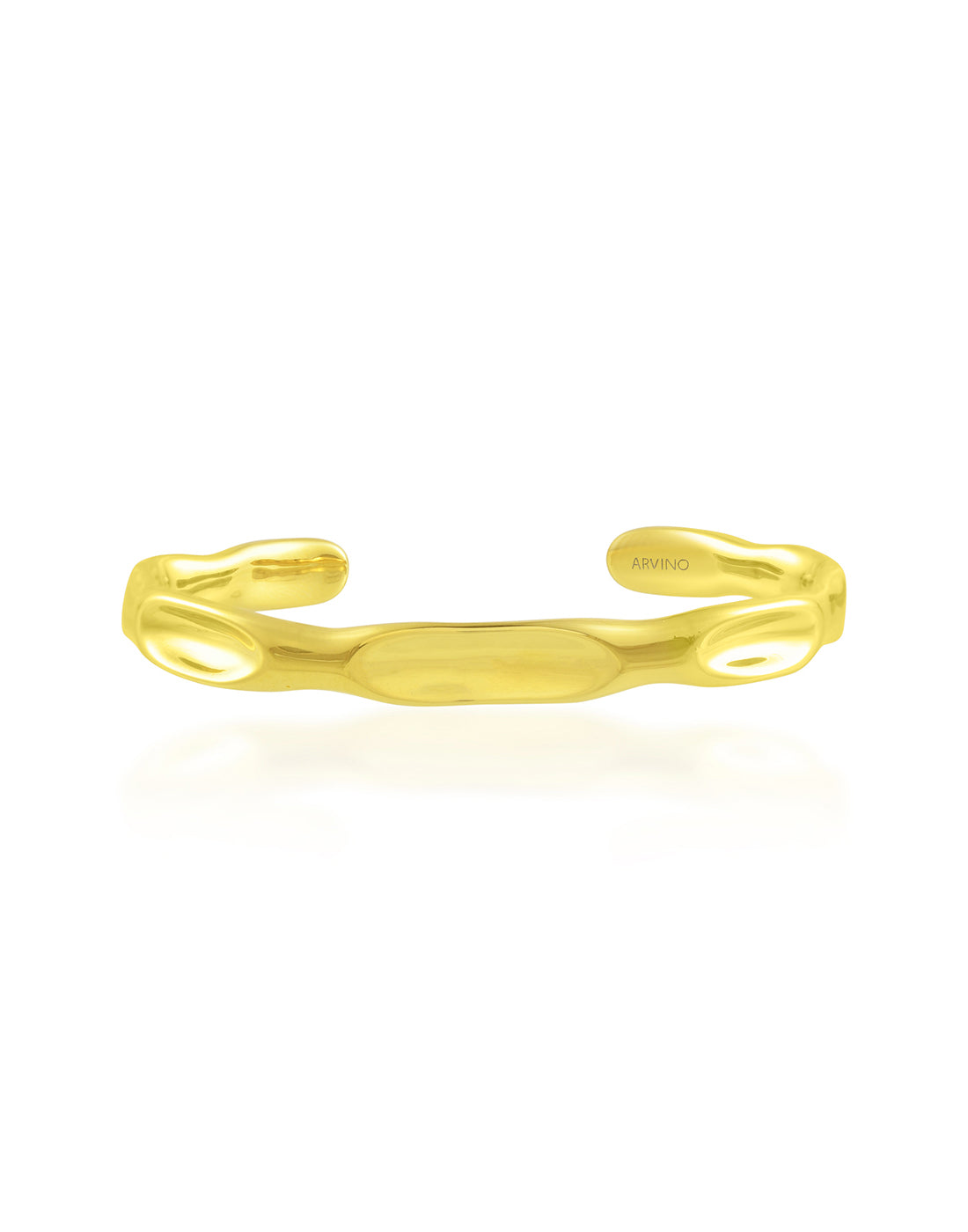 Molten Hand Cuff - Statement Bracelets & Cuffs - Gold-Plated & Hypoallergenic Jewellery - Made in India - Dubai Jewellery - Dori