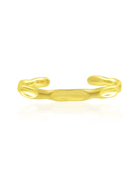 Molten Hand Cuff - Statement Bracelets & Cuffs - Gold-Plated & Hypoallergenic Jewellery - Made in India - Dubai Jewellery - Dori