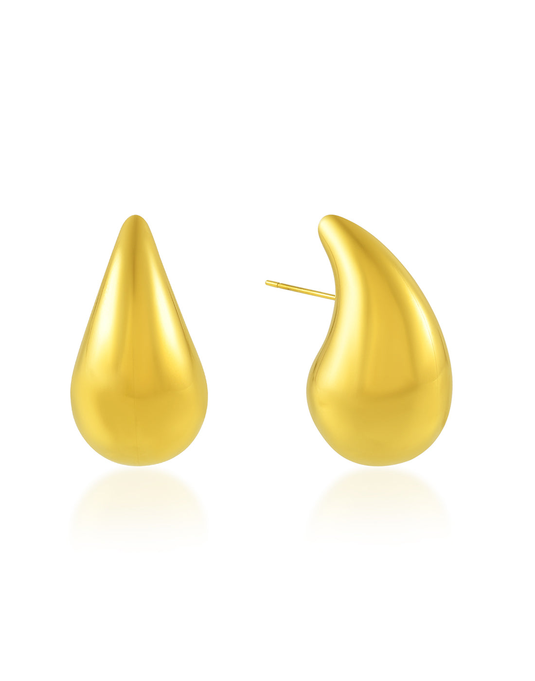 Water Drop Earrings - Statement Earrings - Gold-Plated & Hypoallergenic Jewellery - Made in India - Dubai Jewellery - Dori