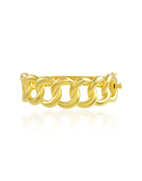 Link Chain Bracelet - Statement Bracelets & Cuffs - Gold-Plated & Hypoallergenic Jewellery - Made in India - Dubai Jewellery - Dori