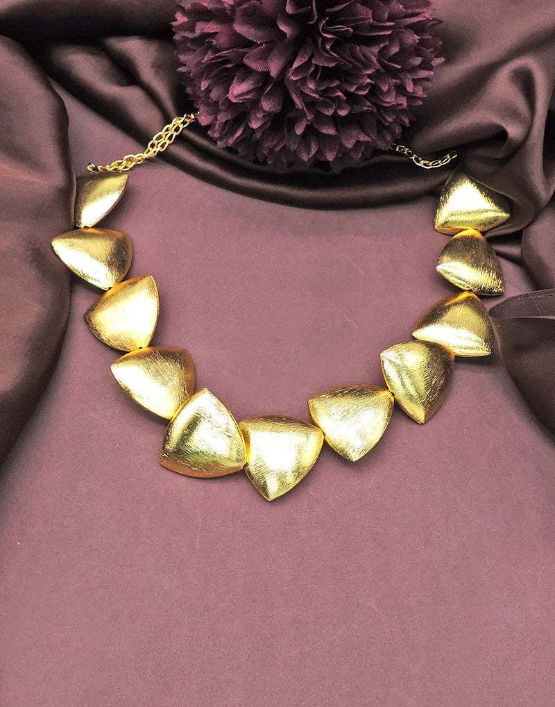 Rounded Triangle Necklace