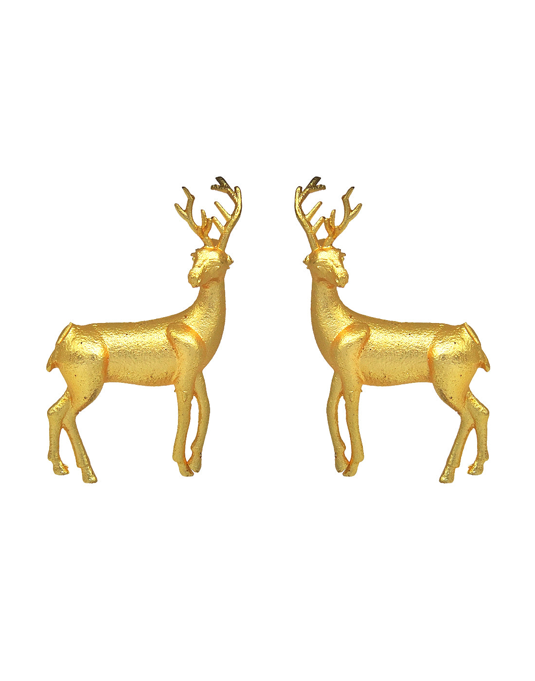 Deer Earrings - Statement Earrings - Gold-Plated & Hypoallergenic - Made in India - Dubai Jewellery - Dori