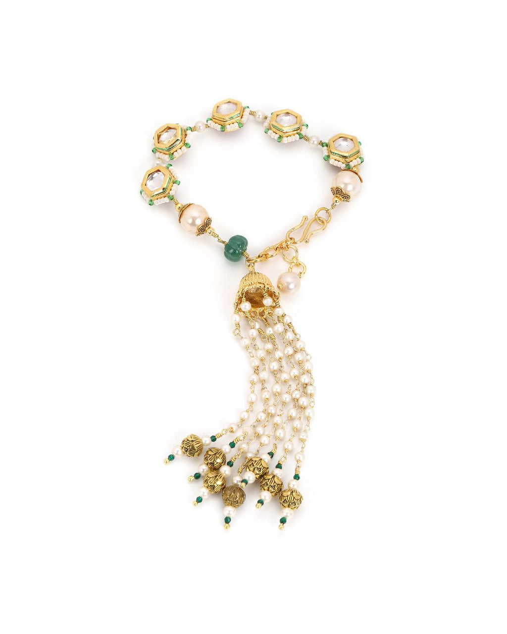 Selene Kubera Bracelet Green - Handcrafted Jewellery - Made in India - Dubai Jewellery, Fashion & Lifestyle - Dori
