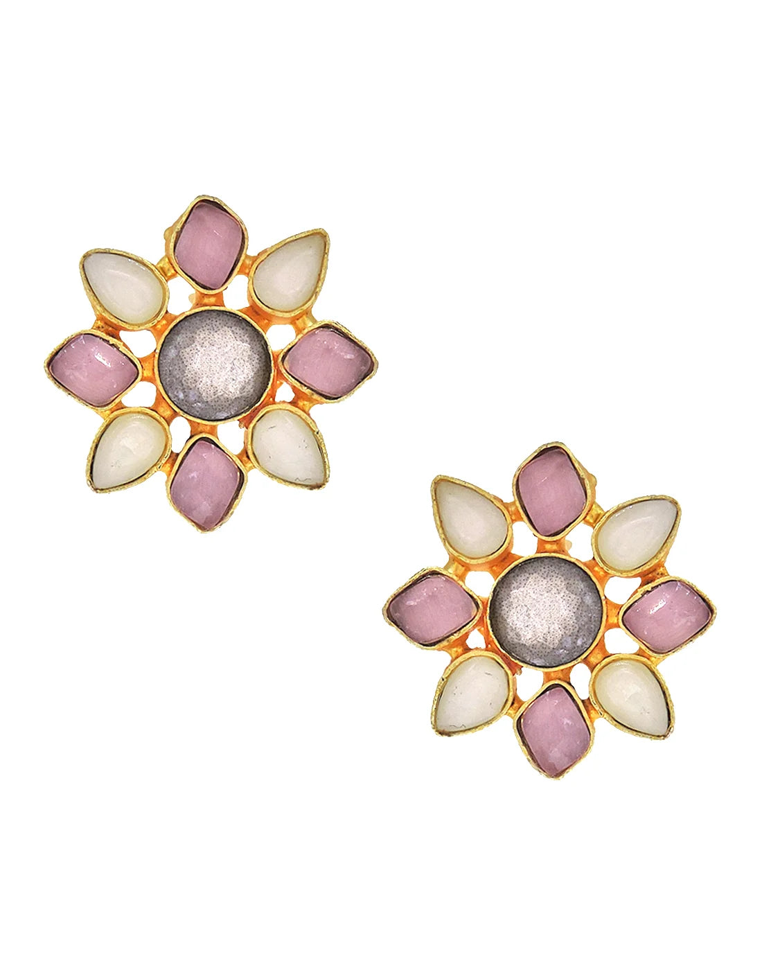 Glass Floral Earrings- Handcrafted Jewellery from Dori