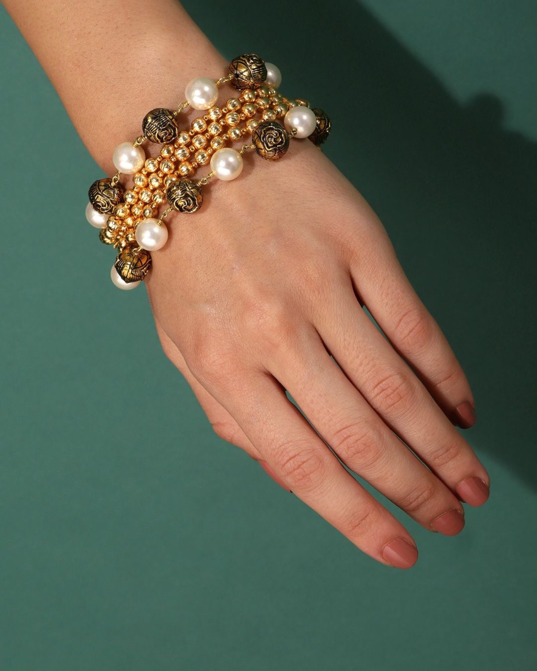 Helena Ornate Bracelet - Bracelets & Cuffs - Handcrafted Jewellery - Made in India - Dubai Jewellery, Fashion & Lifestyle - Dori