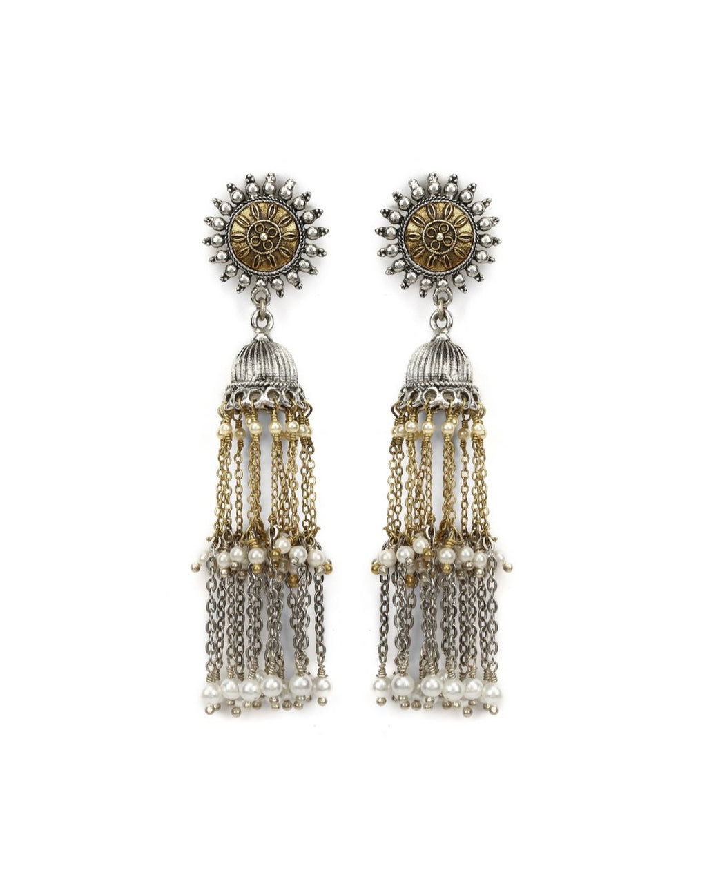 Lachesis Sooryodaya Jhumkis - Handcrafted Jewellery - Made in India - Dubai Jewellery, Fashion & Lifestyle - Dori