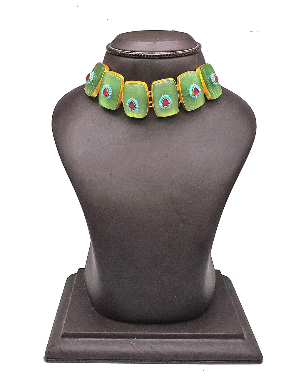 Heritage Bhatti Necklace - Statement Necklaces - Gold-Plated & Hypoallergenic Jewellery - Made in India - Dubai Jewellery - Dori