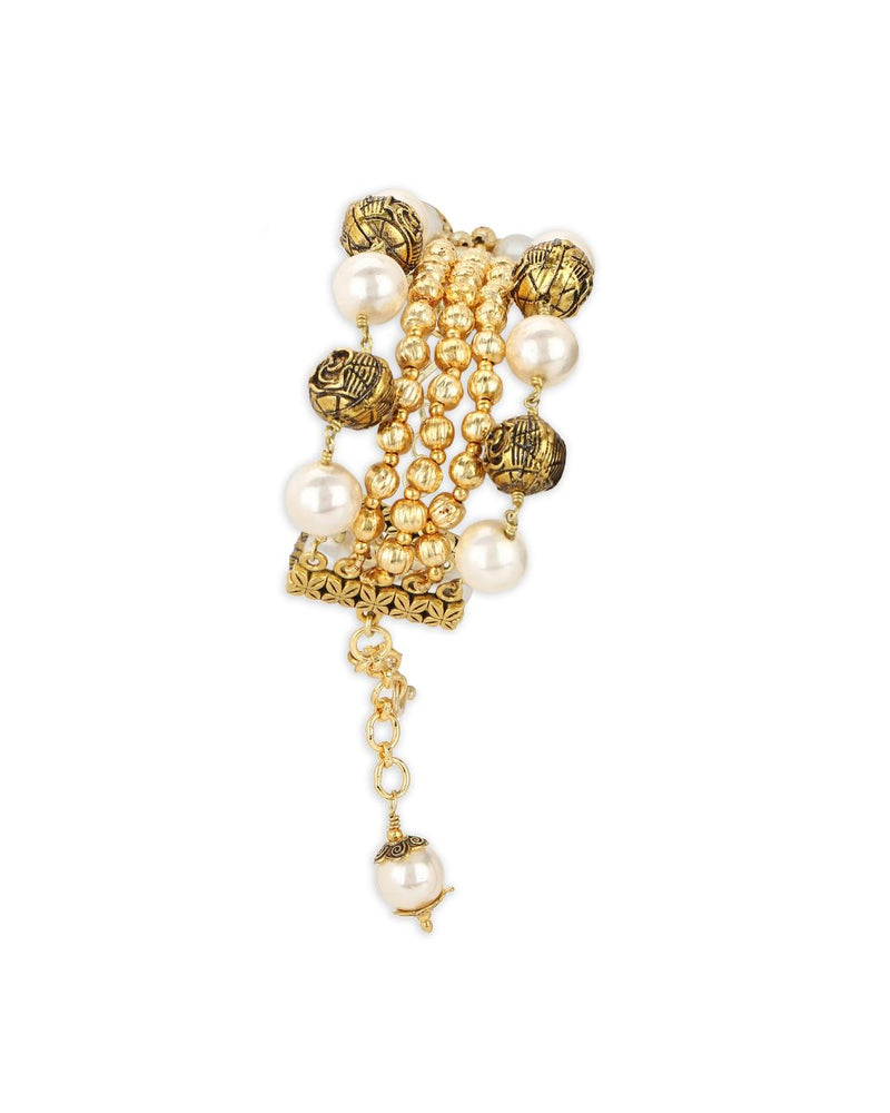 Helena Ornate Bracelet - Bracelets & Cuffs - Handcrafted Jewellery - Made in India - Dubai Jewellery, Fashion & Lifestyle - Dori