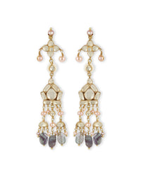 Hemera Mini Kamal Earrings Handcrafted Jewellery - Made in India - Dubai Jewellery, Fashion & Lifestyle - Dori