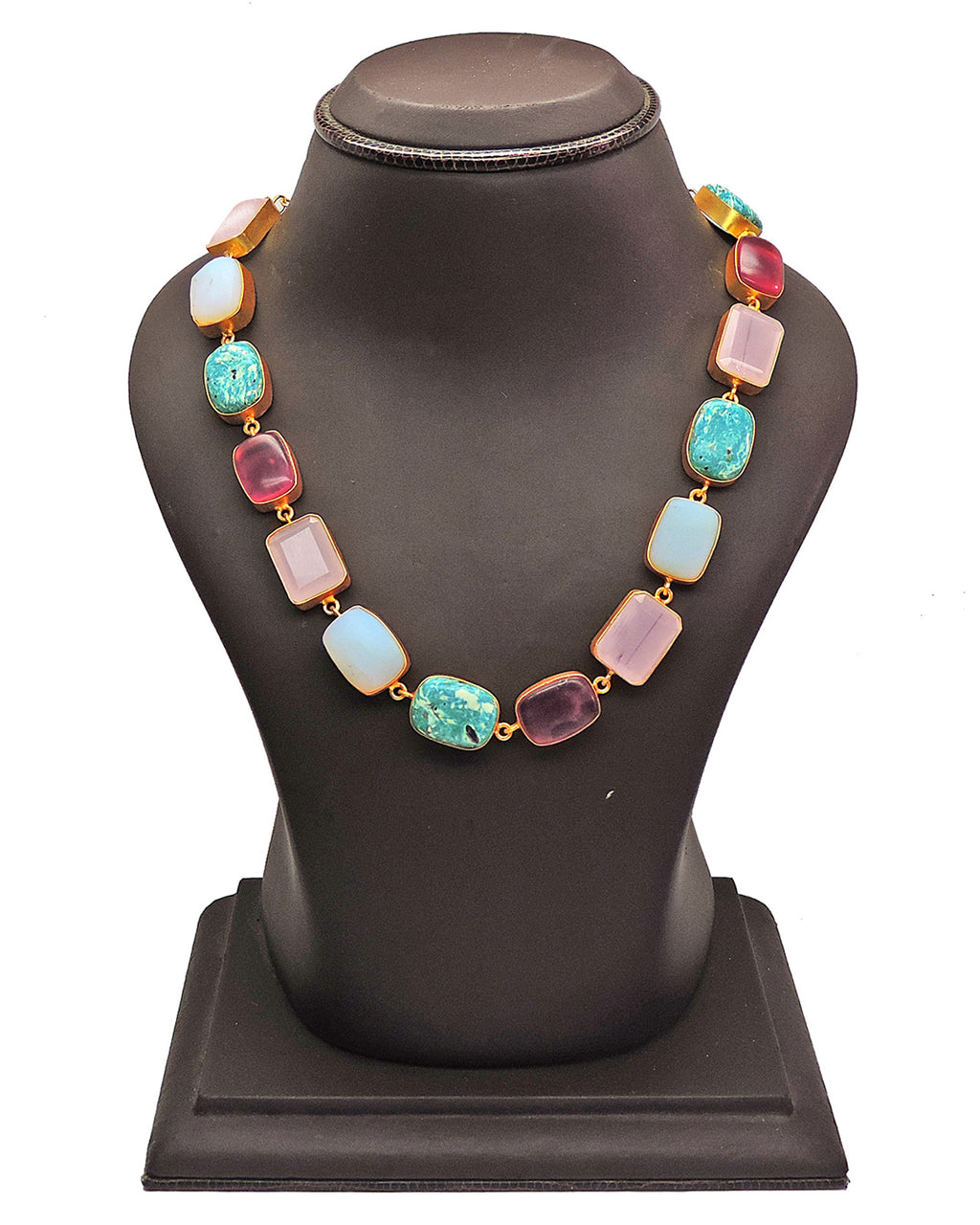 Amani Necklace - Statement Necklaces - Gold-Plated & Hypoallergenic Jewellery - Made in India - Dubai Jewellery - Dori