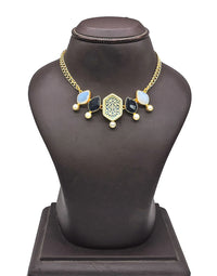 Heritage Haathi Necklace - Statement Necklaces - Gold-Plated & Hypoallergenic Jewellery - Made in India - Dubai Jewellery - Dori