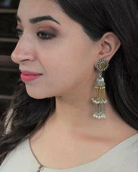 Lachesis Sooryodaya Jhumkis - Handcrafted Jewellery - Made in India - Dubai Jewellery, Fashion & Lifestyle - Dori