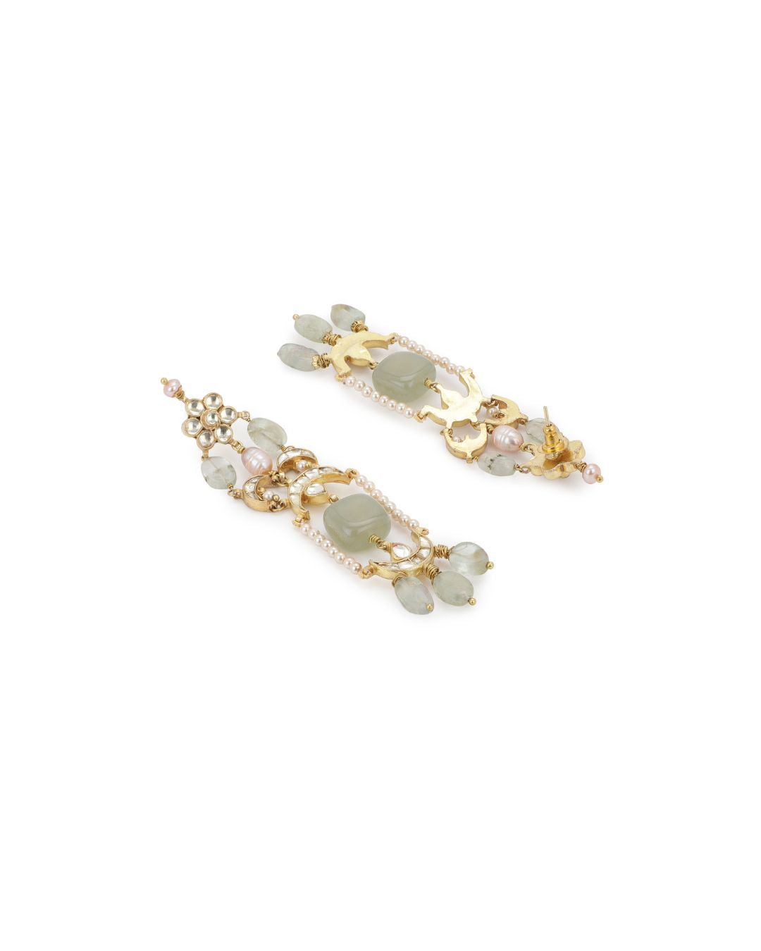 Hecate Ardh Chaandi Earrings Handcrafted Jewellery - Made in India - Dubai Jewellery, Fashion & Lifestyle - Dori