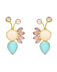 Casper Earrings - Statement Earrings - Gold-Plated & Hypoallergenic - Made in India - Dubai Jewellery - Dori