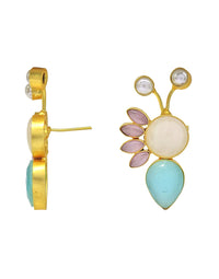 Casper Earrings - Statement Earrings - Gold-Plated & Hypoallergenic - Made in India - Dubai Jewellery - Dori