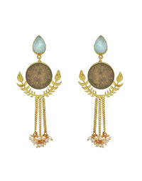 Grecia Earrings - Statement Earrings - Gold-Plated & Hypoallergenic - Made in India - Dubai Jewellery - Dori