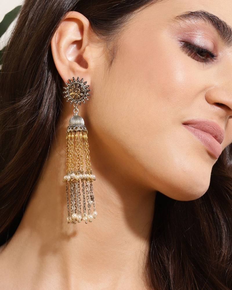 Lachesis Sooryodaya Jhumkis - Handcrafted Jewellery - Made in India - Dubai Jewellery, Fashion & Lifestyle - Dori