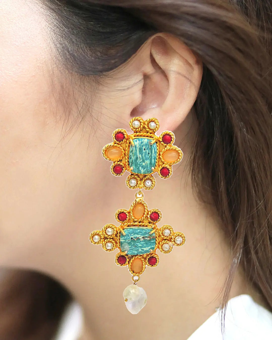 Aisha Earrings- Handcrafted Jewellery from Dori