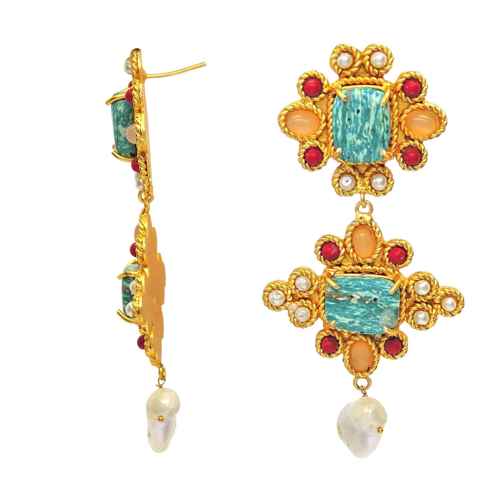 Aisha Earrings- Handcrafted Jewellery from Dori