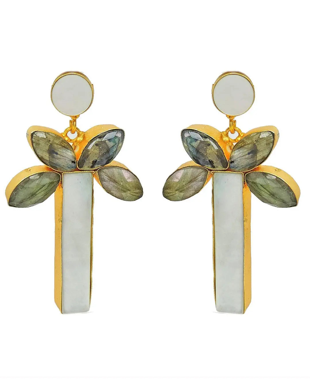 Alia Column Earrings- Handcrafted Jewellery from Dori