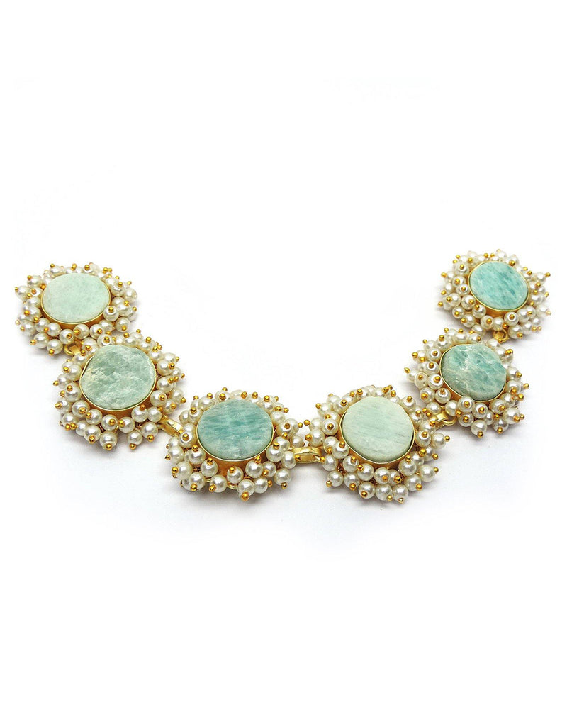 Amazonite Bloom Necklace - Necklaces - Handcrafted Jewellery - Dori