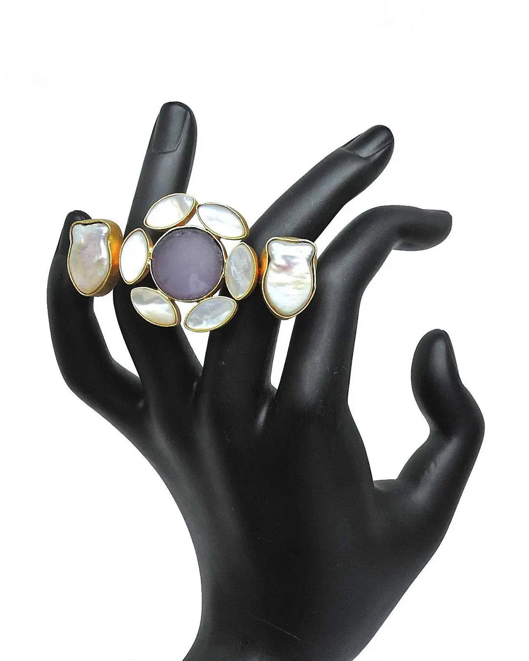 Amethyst Shine Ring- Handcrafted Jewellery from Dori