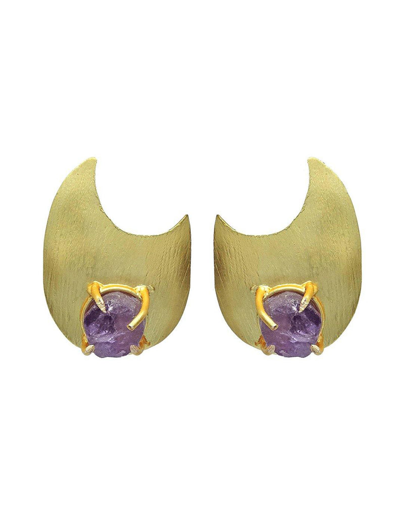 Amethyst Shard Earrings