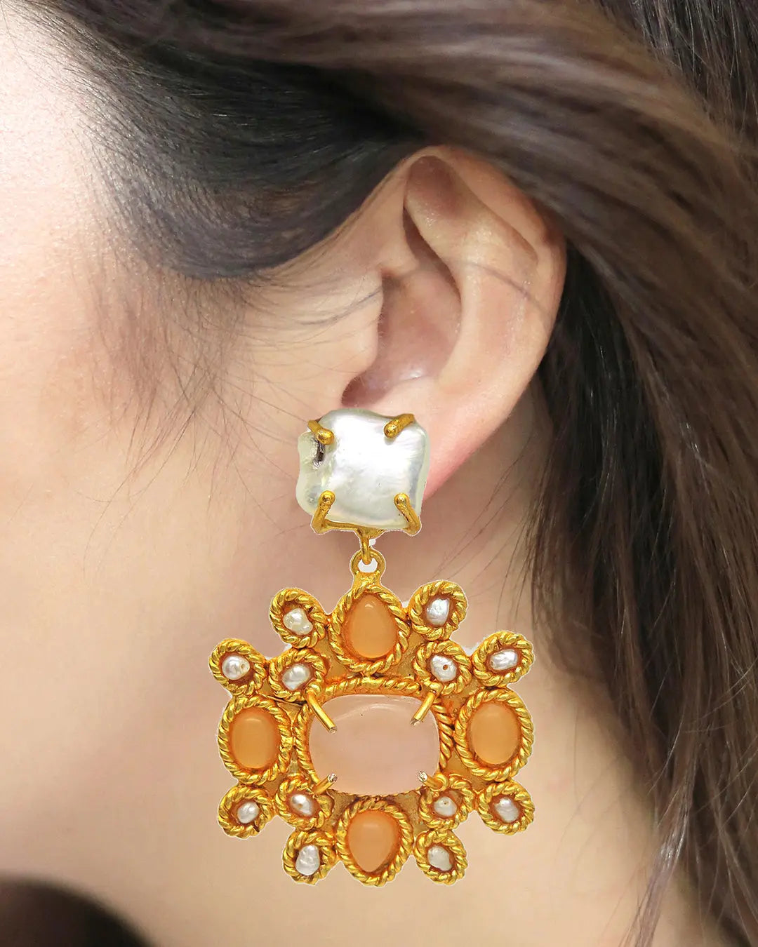 Amina Earrings- Handcrafted Jewellery from Dori