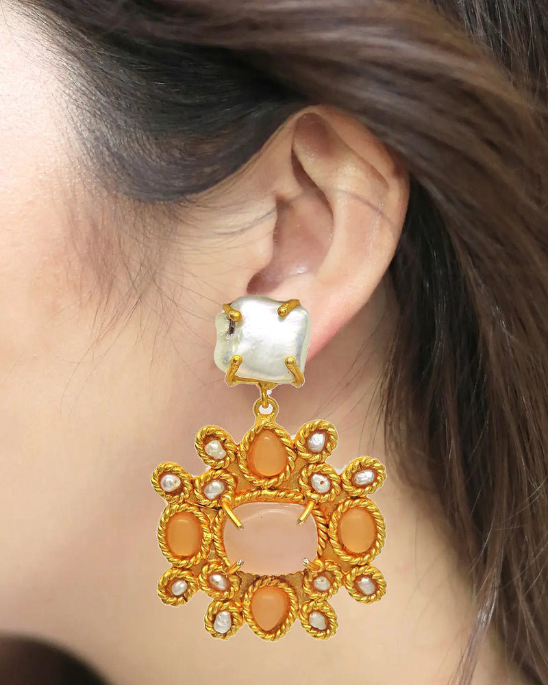 Amina Earrings- Handcrafted Jewellery from Dori