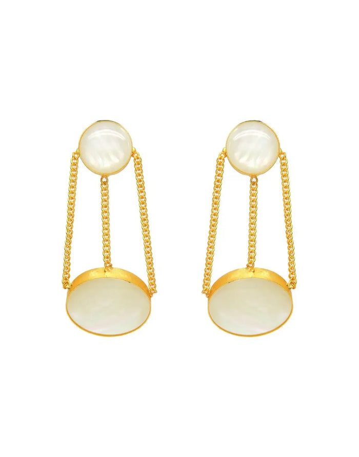 Blanc Danglers- Handcrafted Jewellery from Dori