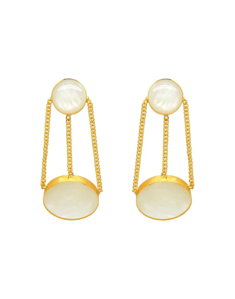 Blanc Danglers- Handcrafted Jewellery from Dori