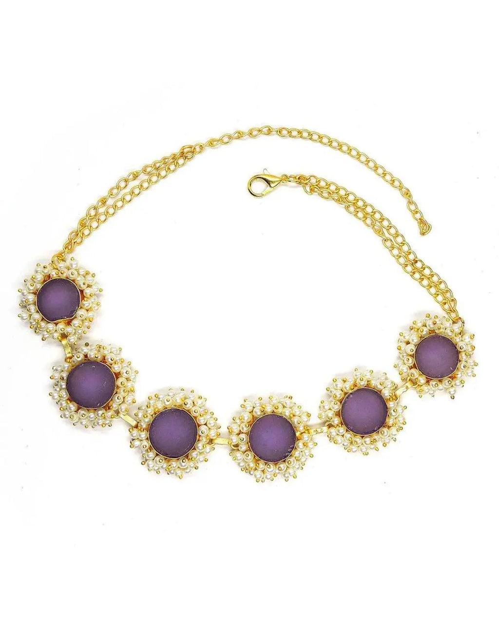 Bloom Necklace in Amethyst- Handcrafted Jewellery from Dori
