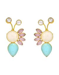 Casper Earrings - Statement Earrings - Gold-Plated & Hypoallergenic - Made in India - Dubai Jewellery - Dori