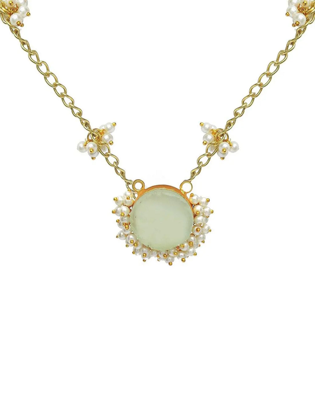Chalcedony Tiara Necklace- Handcrafted Jewellery from Dori
