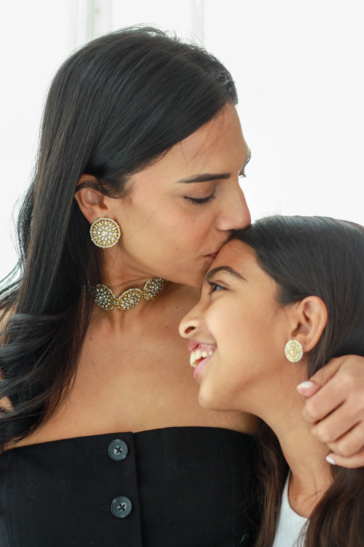 Classic Kundan Button Studsfrom Dori