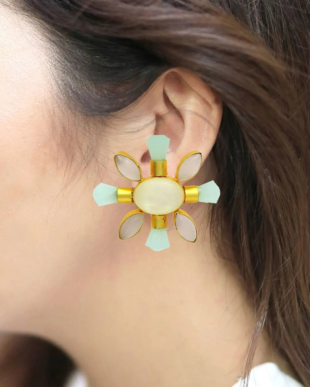 Clein Studs- Handcrafted Jewellery from Dori