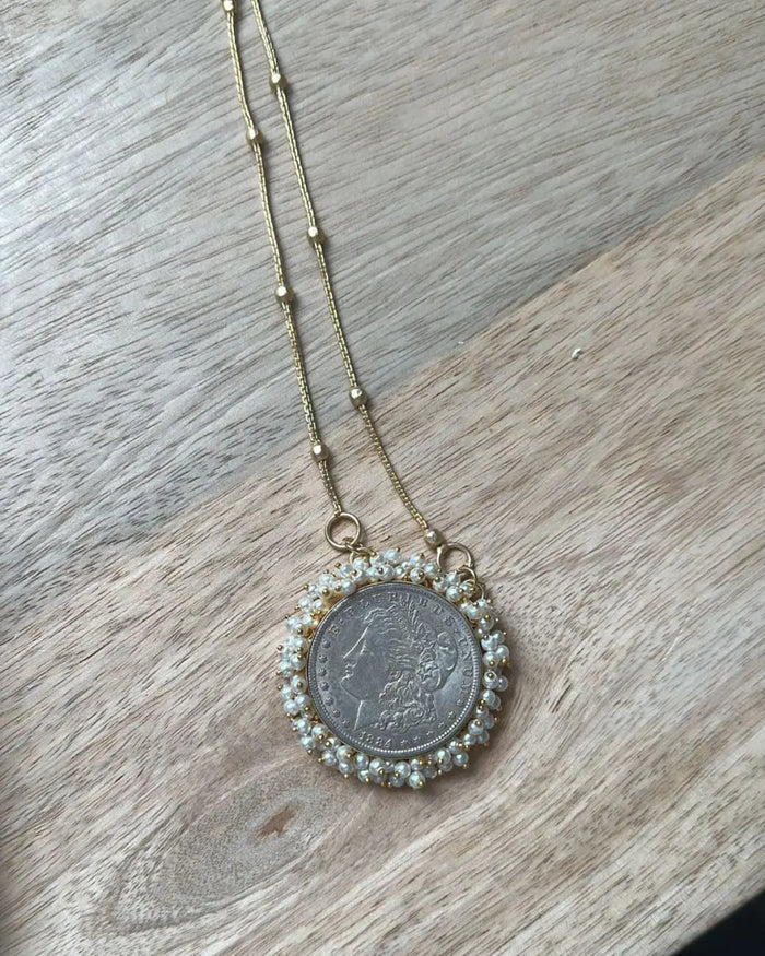 Coin Crown Necklace