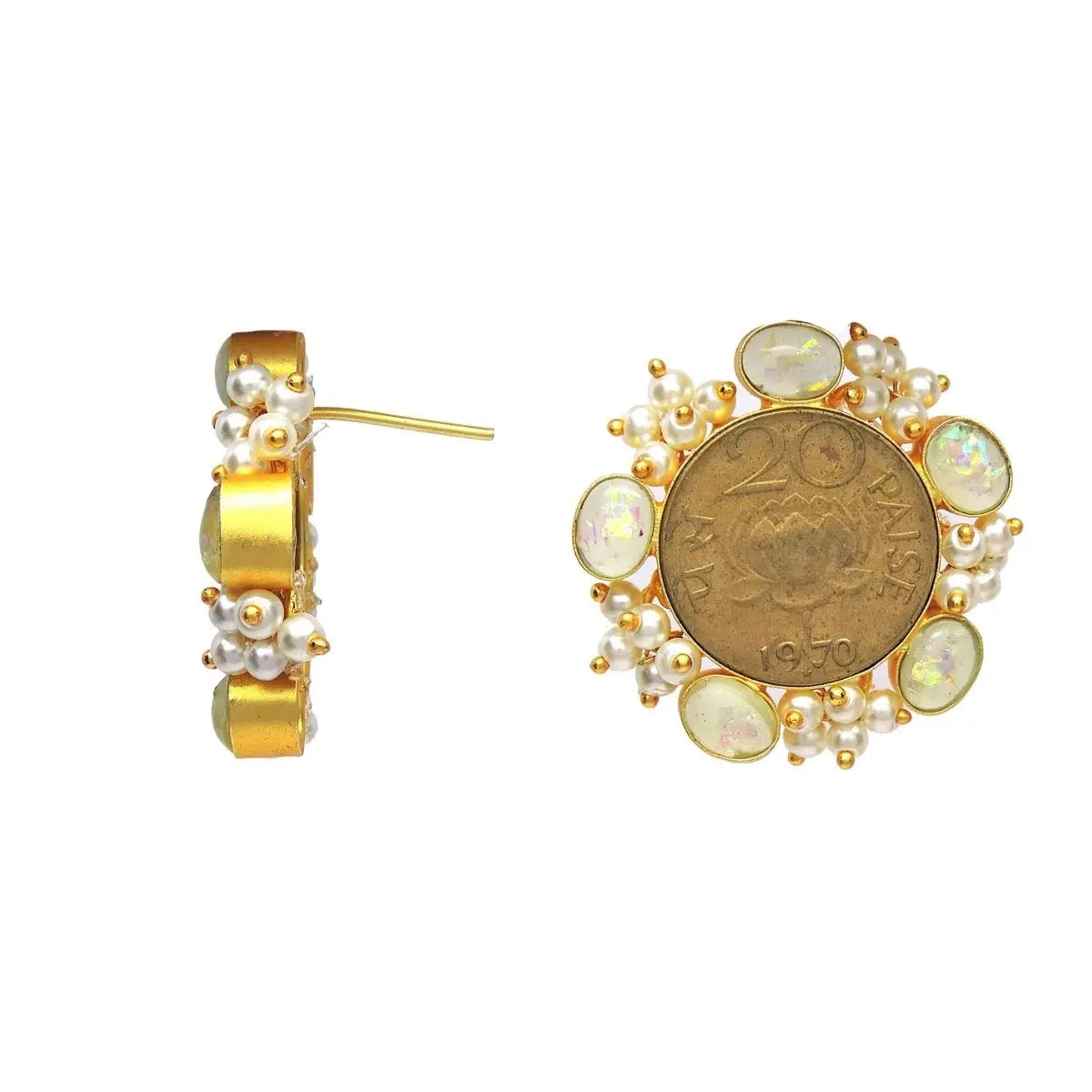 Coin Sphere Earrings