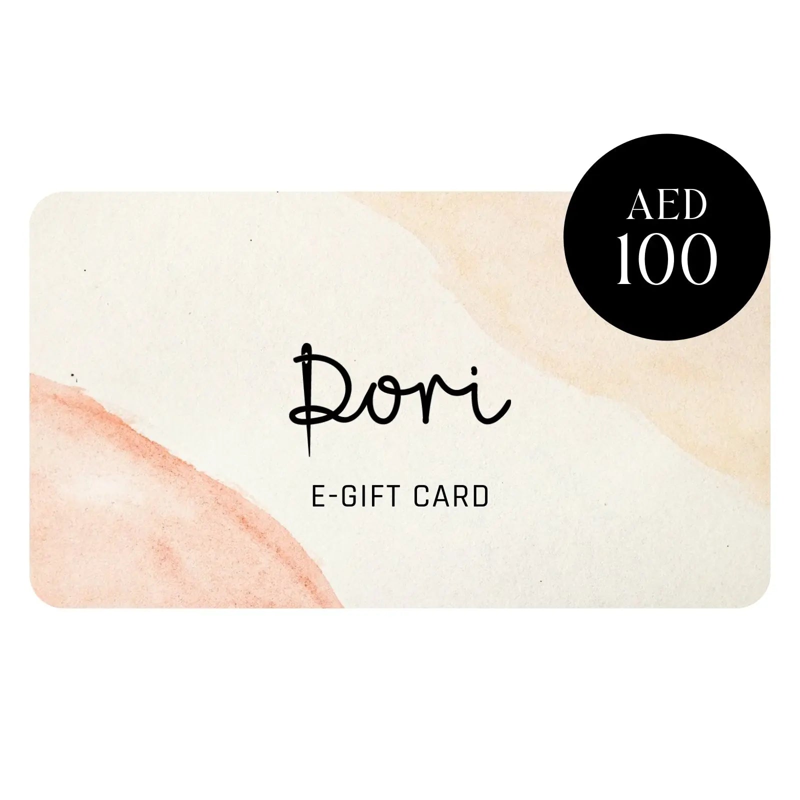 E-Gift Card (AED 100)- Handcrafted Jewellery from Dori