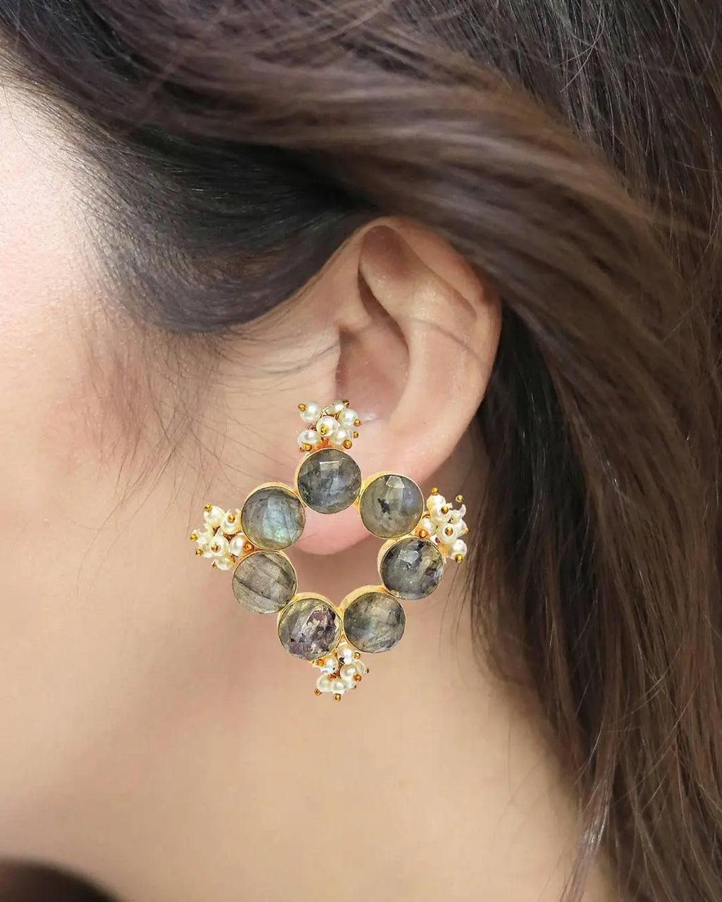 Freesia Earrings- Handcrafted Jewellery from Dori
