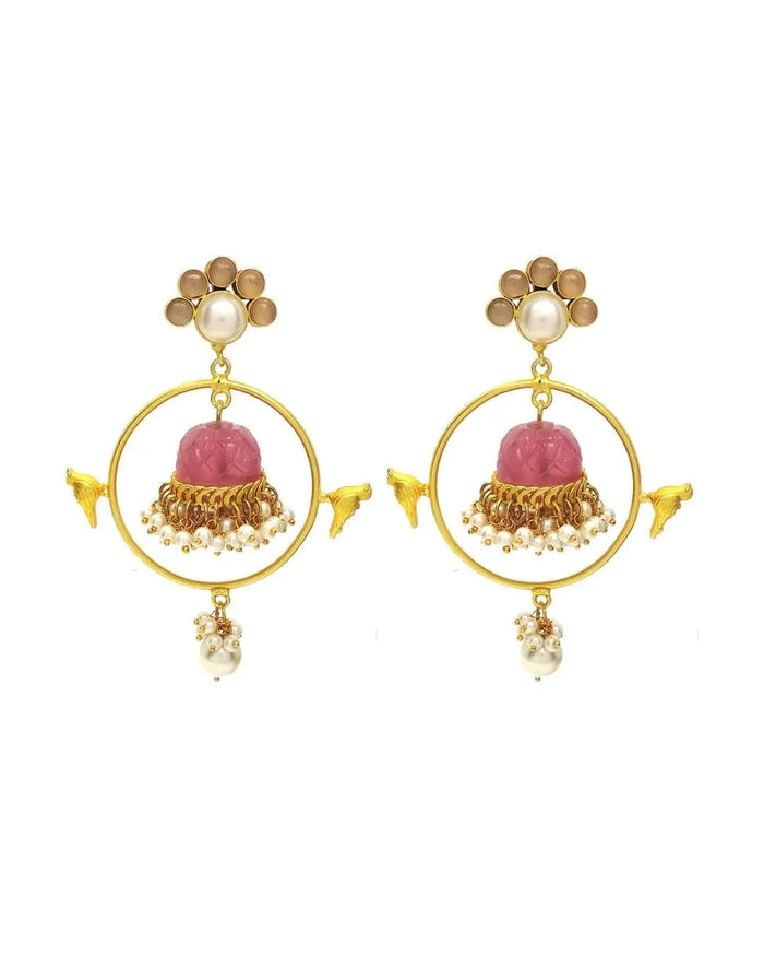 Gaelle Gold Earrings | Rose & Forest