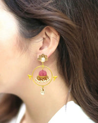 Gaelle Gold Earrings | Rose & Forest