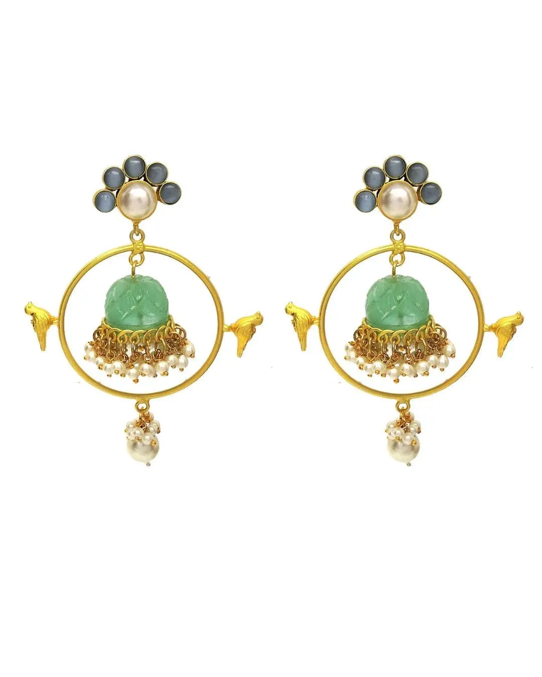 Gaelle Gold Earrings | Rose & Forest