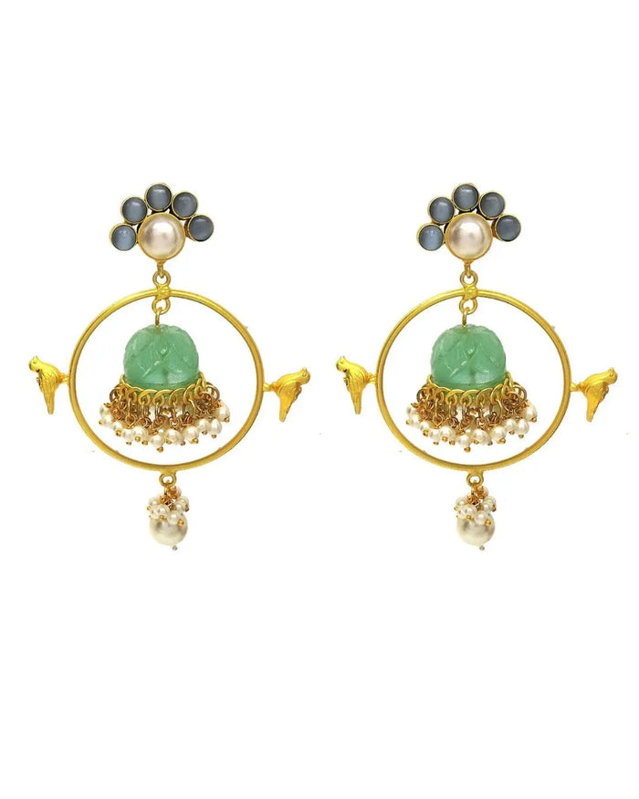 Gaelle Gold Earrings | Rose & Forest