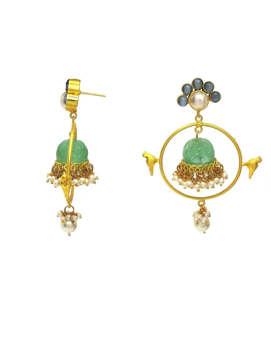 Gaelle Gold Earrings | Rose & Forest