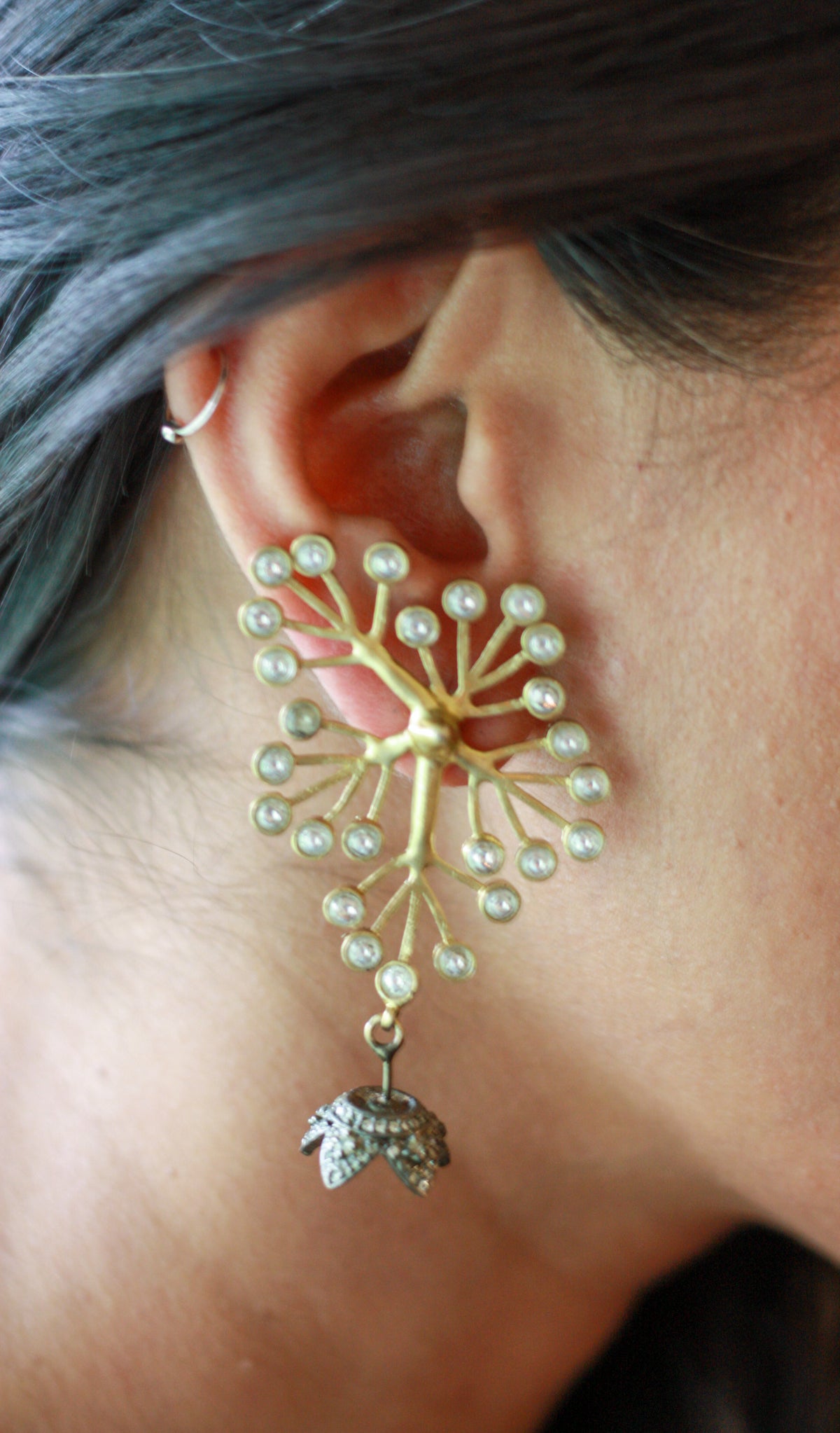 Sunehra Firework Jhumka Earrings