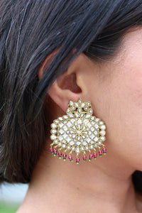 Jaal Pink Fringe Chandeliers