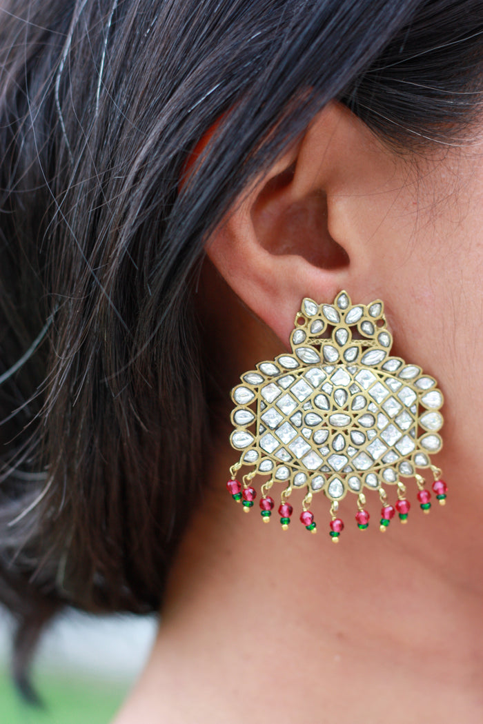 Jaal Pink Fringe Chandeliers